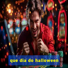 que dia do halloween